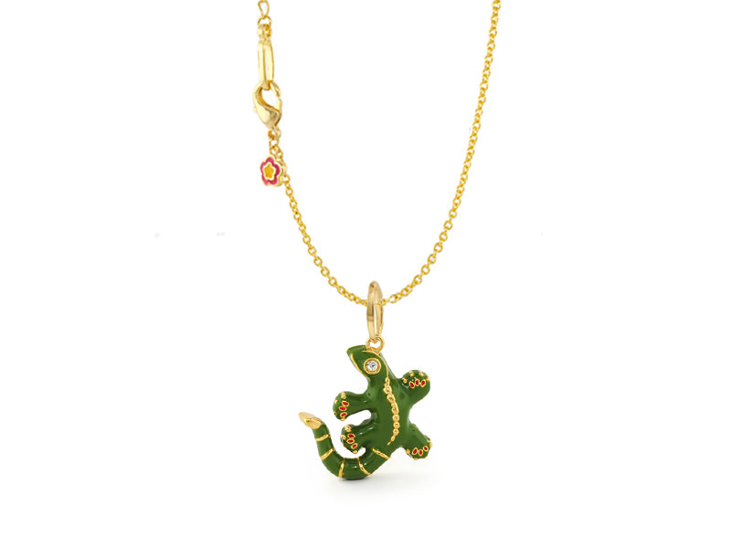 Eau gecko Pendant