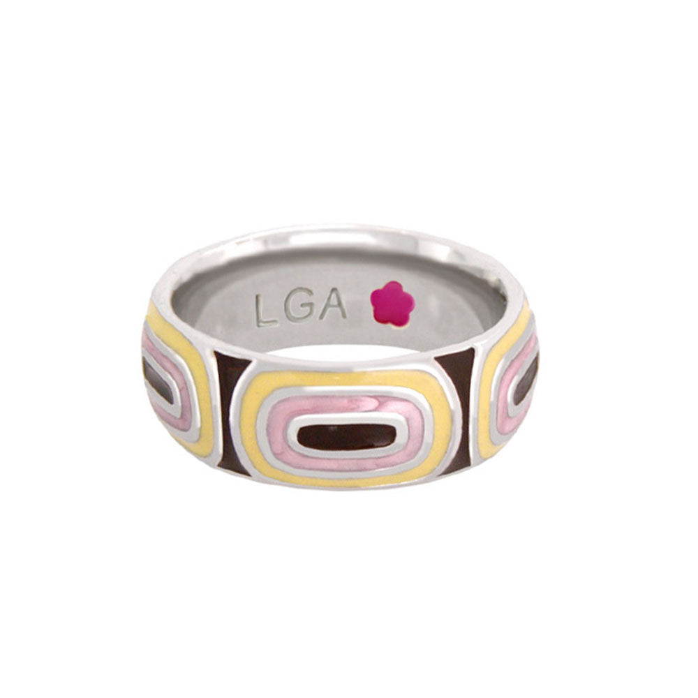 Modern Art Band ring