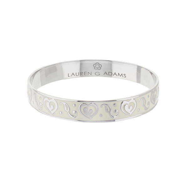 Hidden Hearts Slip-On Bangle