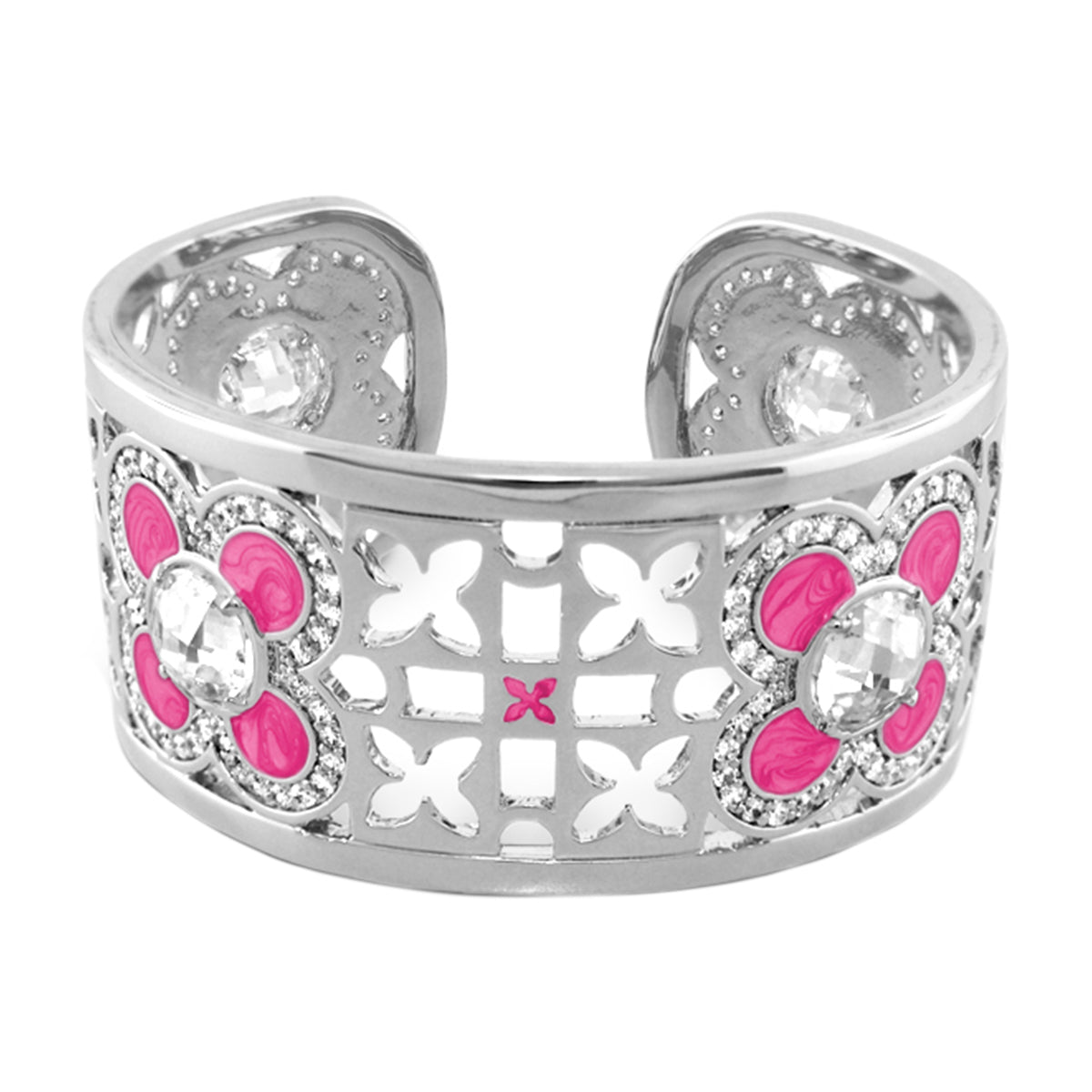 Floral Knight Cuff Bangle