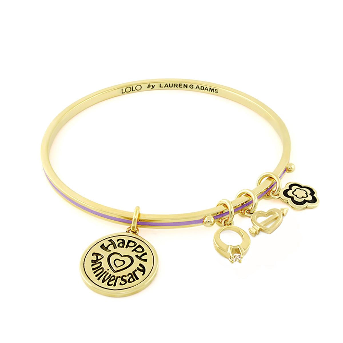 Lolo Happy Anniversary Non Adjustable Bangle.