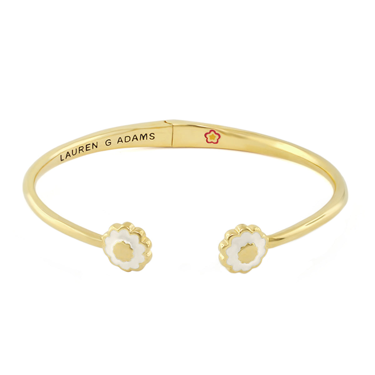 Open Arms Flower Bangle