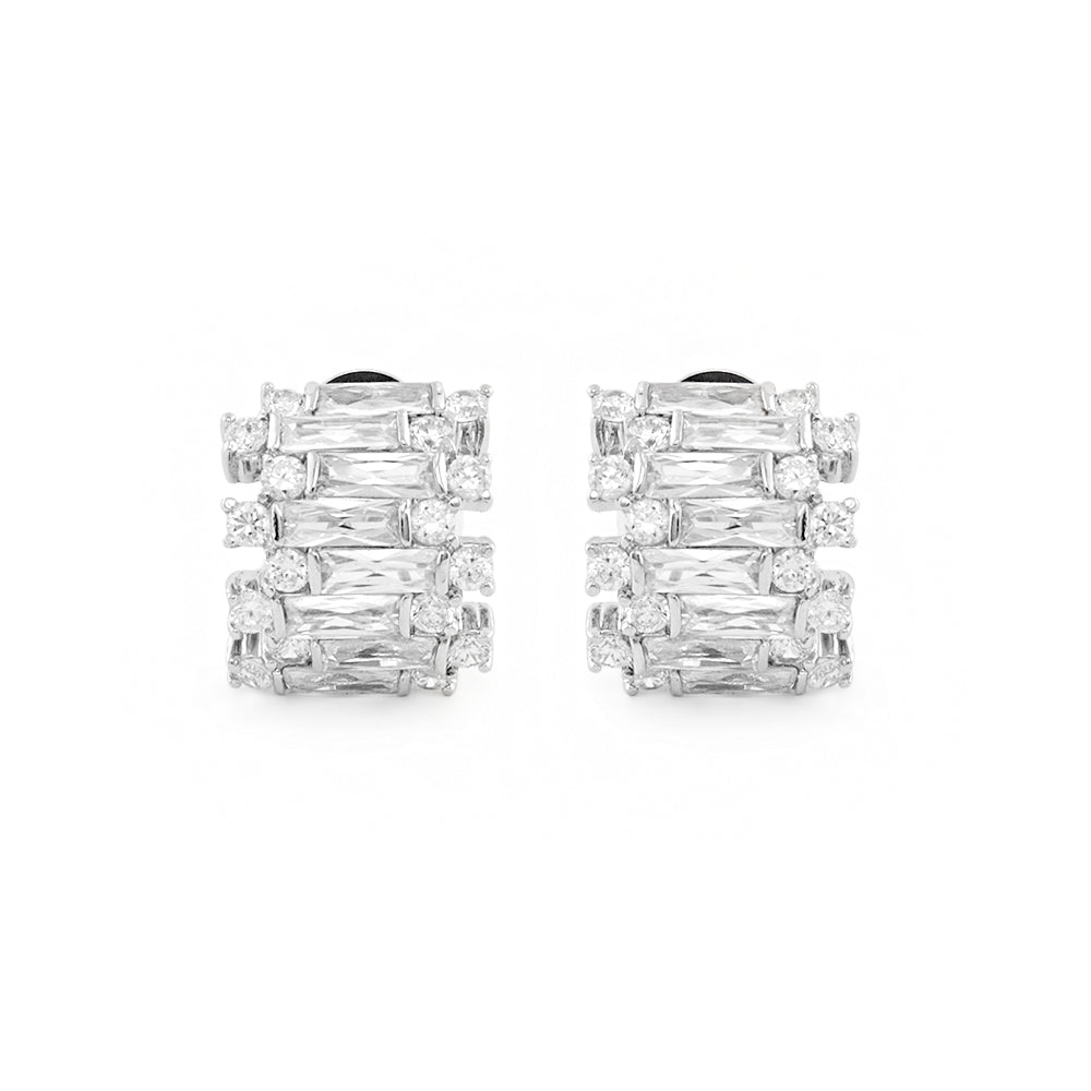 Cz Baguette Earrings