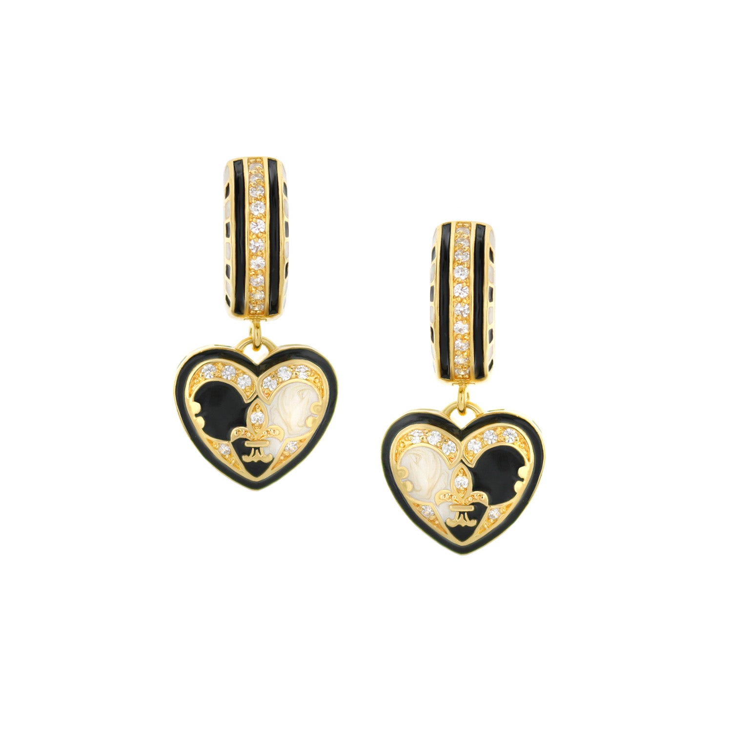 Renaissance  Heart Earrings