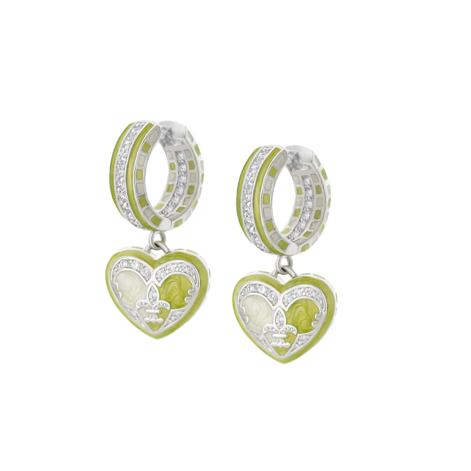 Renaissance  Heart Earrings