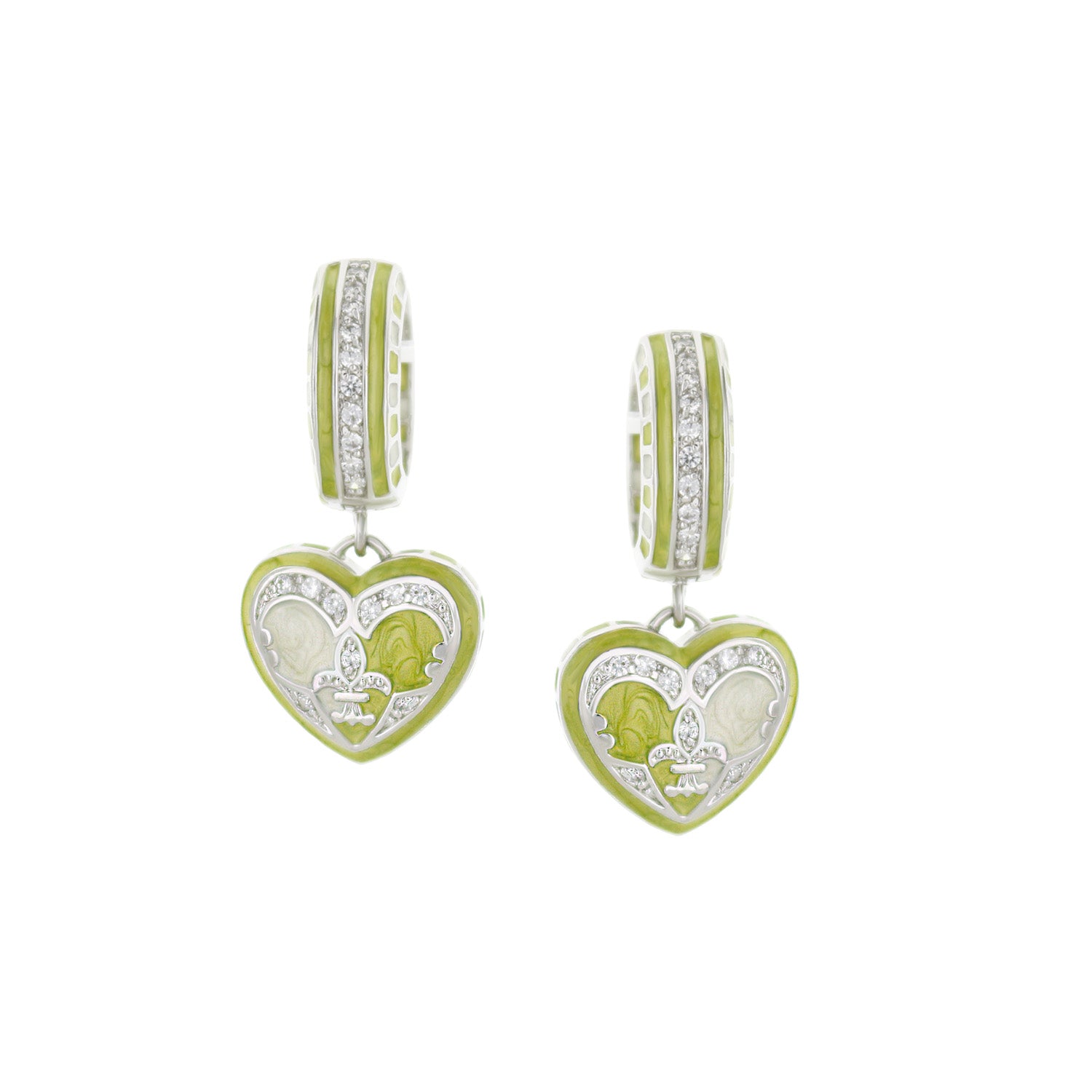 Renaissance  Heart Earrings