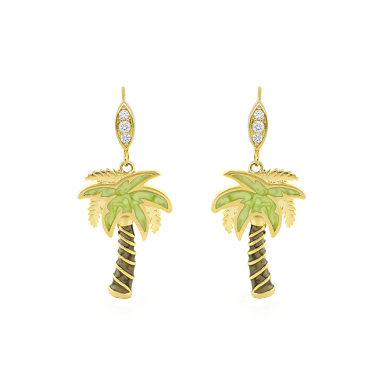 Eau Palm Tree Earrings