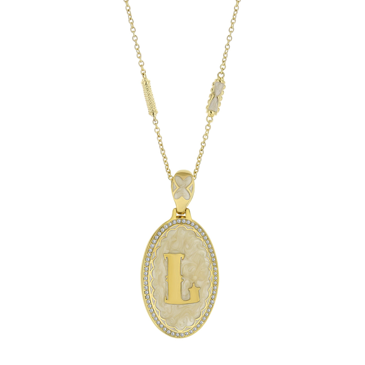 Lolo Initial Pendant Necklace