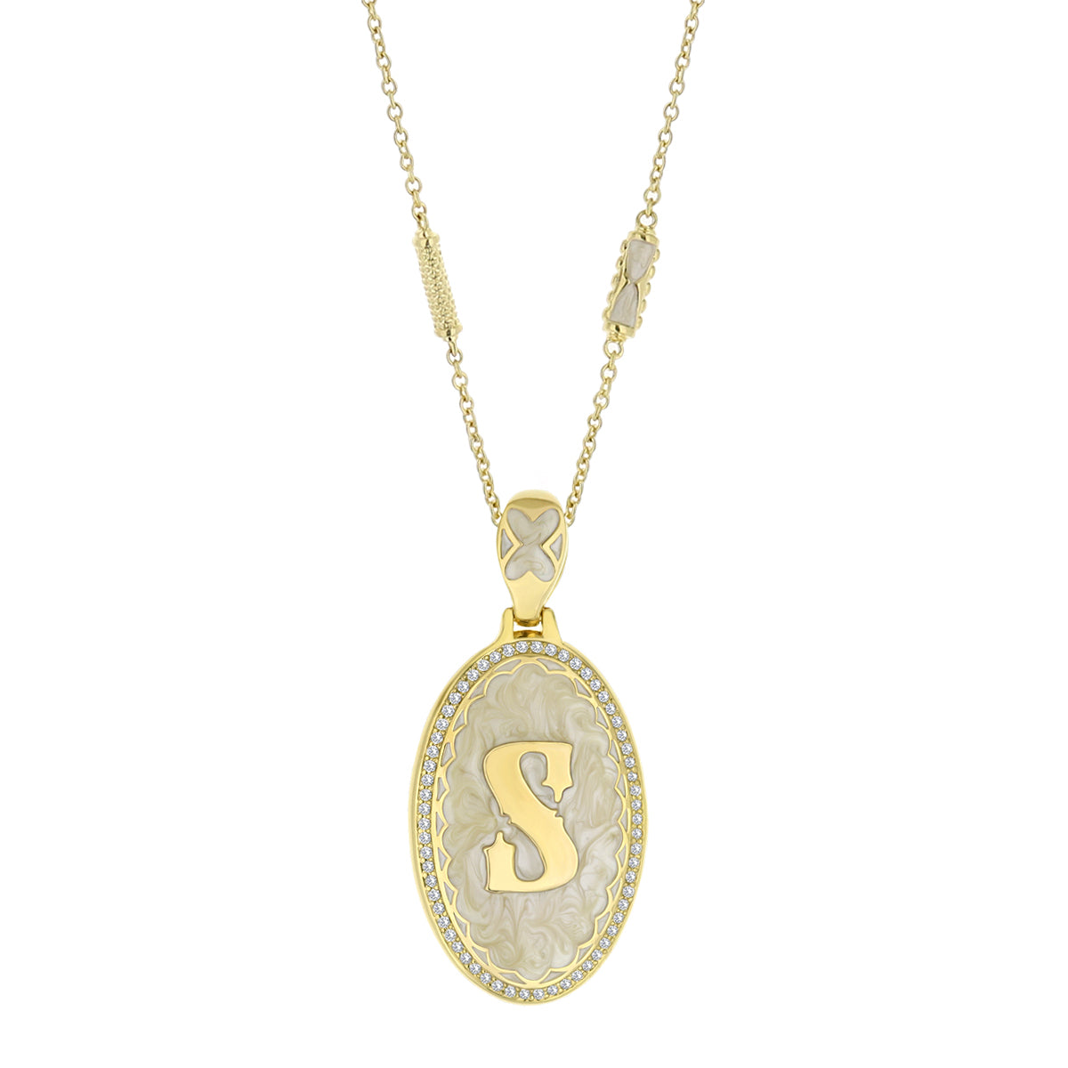 Lolo Initial Pendant Necklace