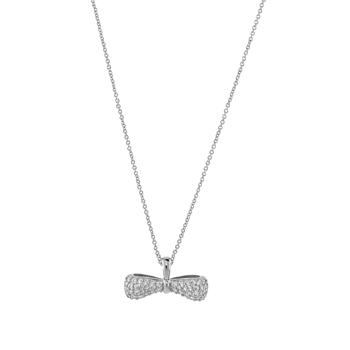 Open Arms Bow Necklace