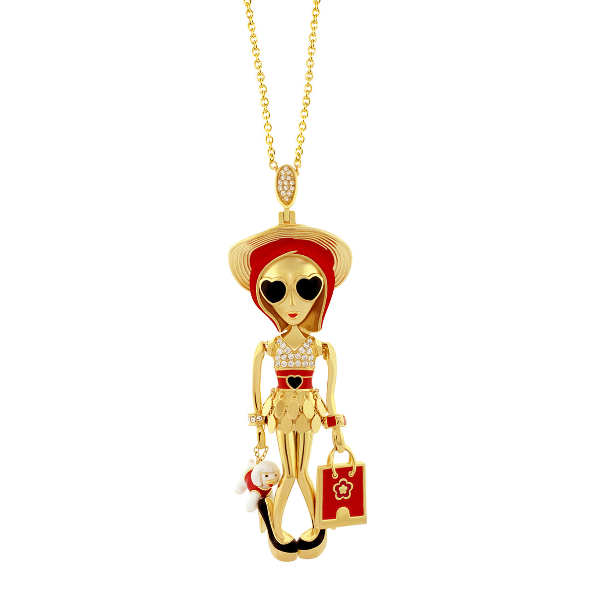 Uptown Girls Pendant Necklace