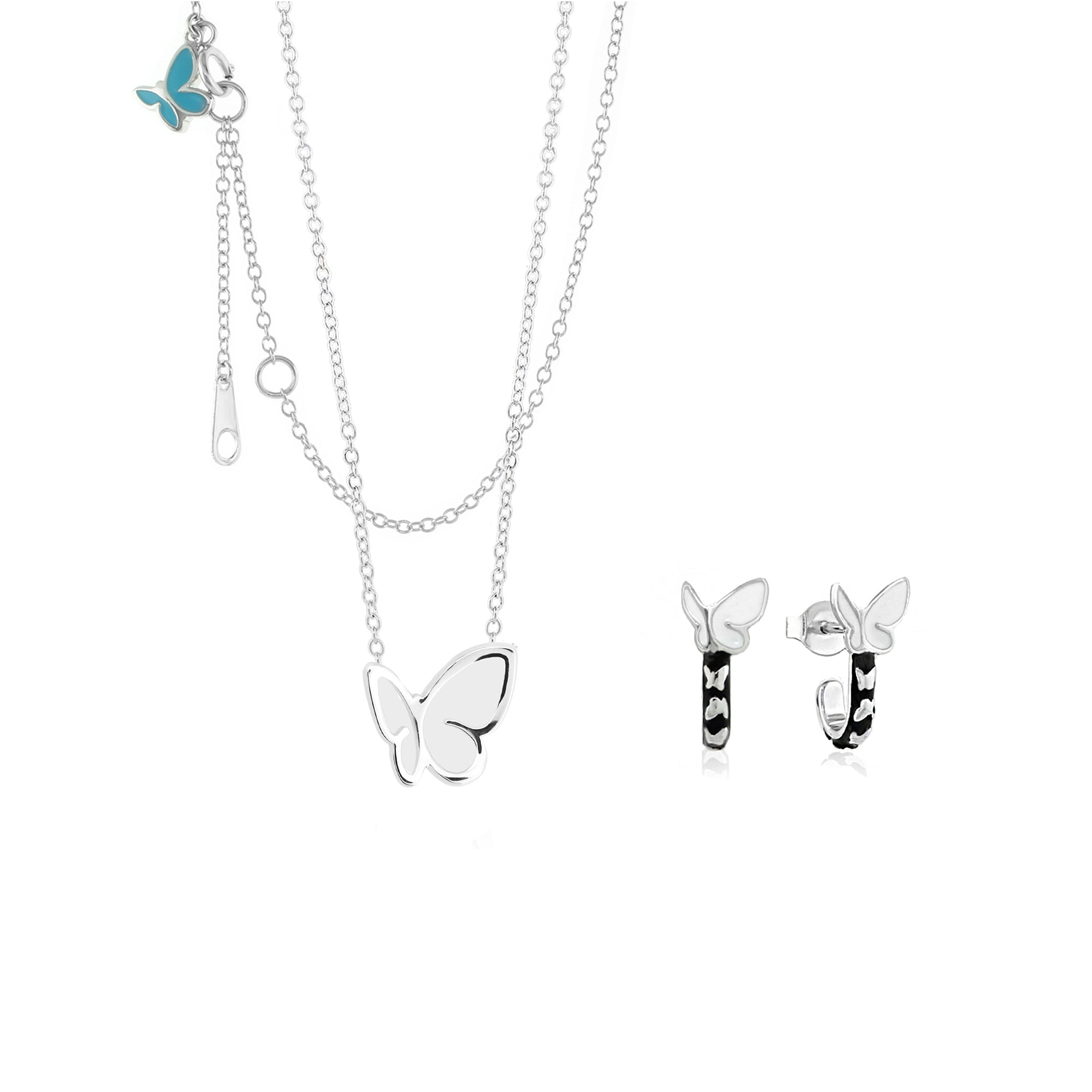 Sydney Leigh Butterfly Necklace & Earrings Set