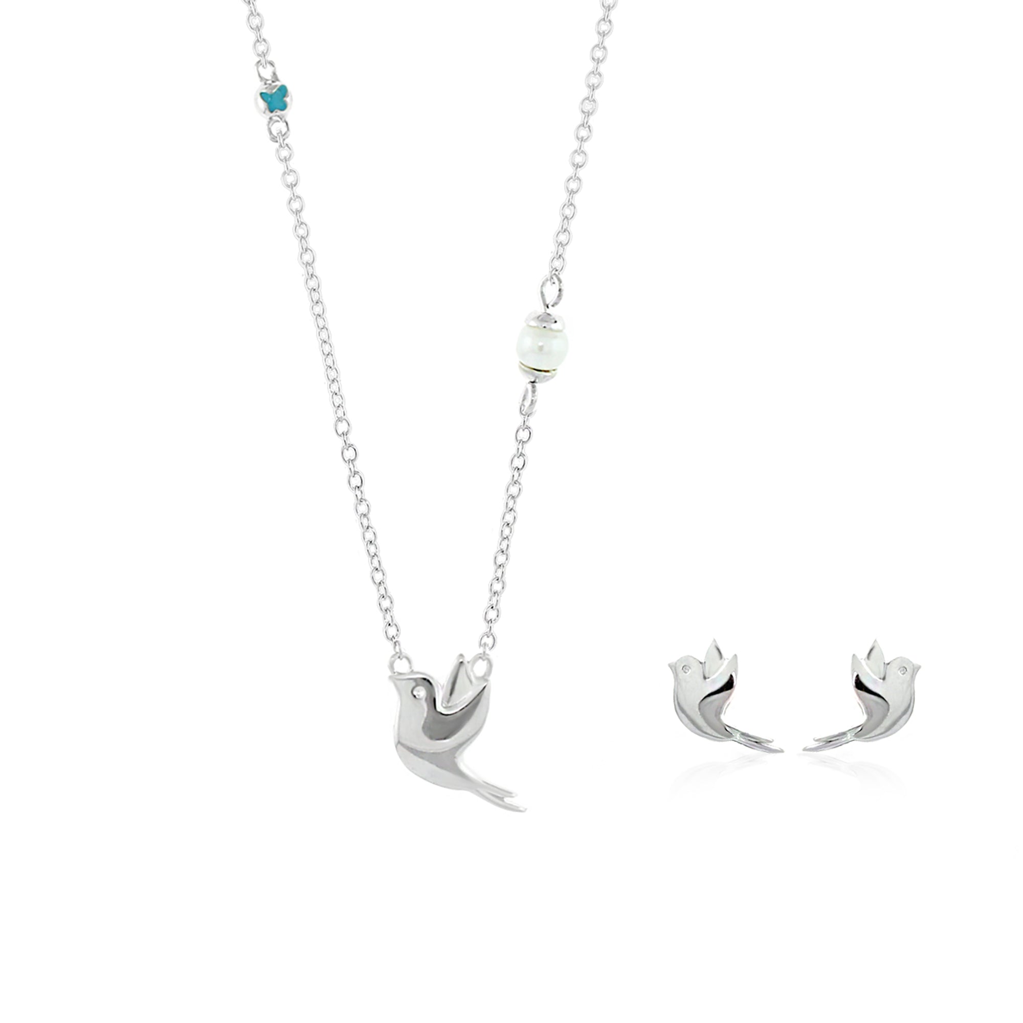 Sydney Leigh Dove Necklace & Earrings Set