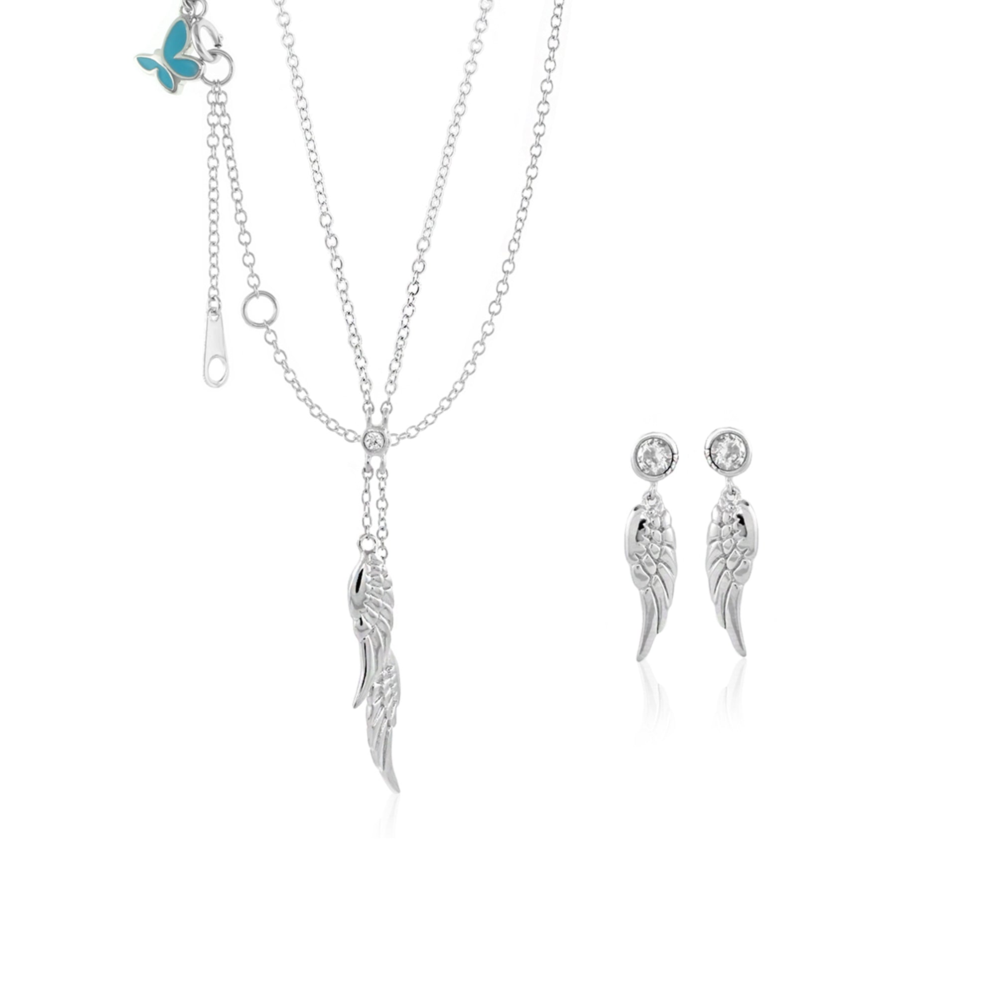 Sydney Leigh Wings Necklace & Earrings Set