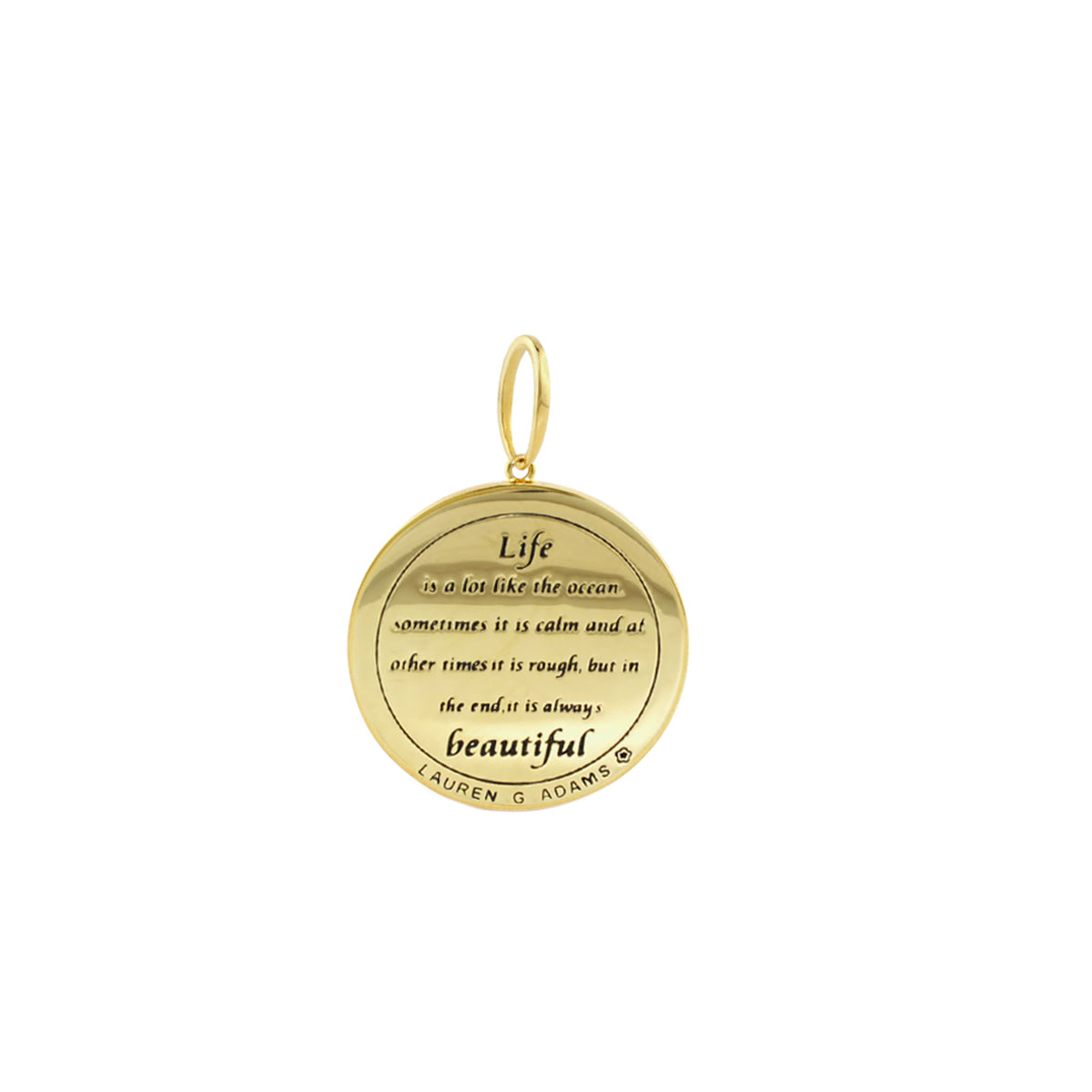 Eau Medallion Pendant