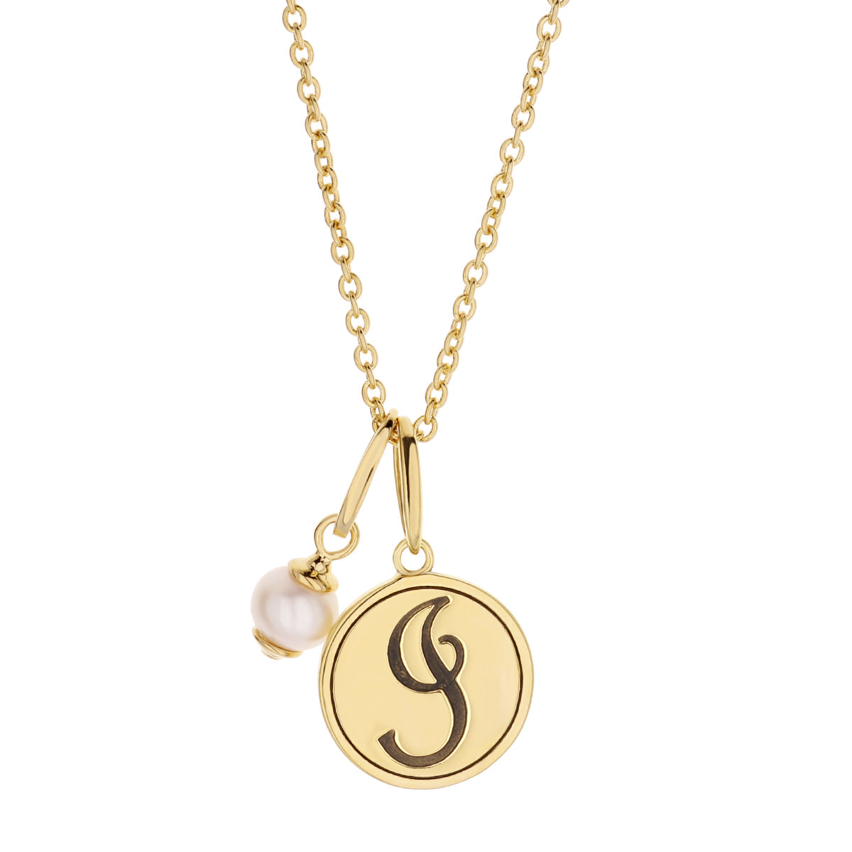 Initial I Necklace