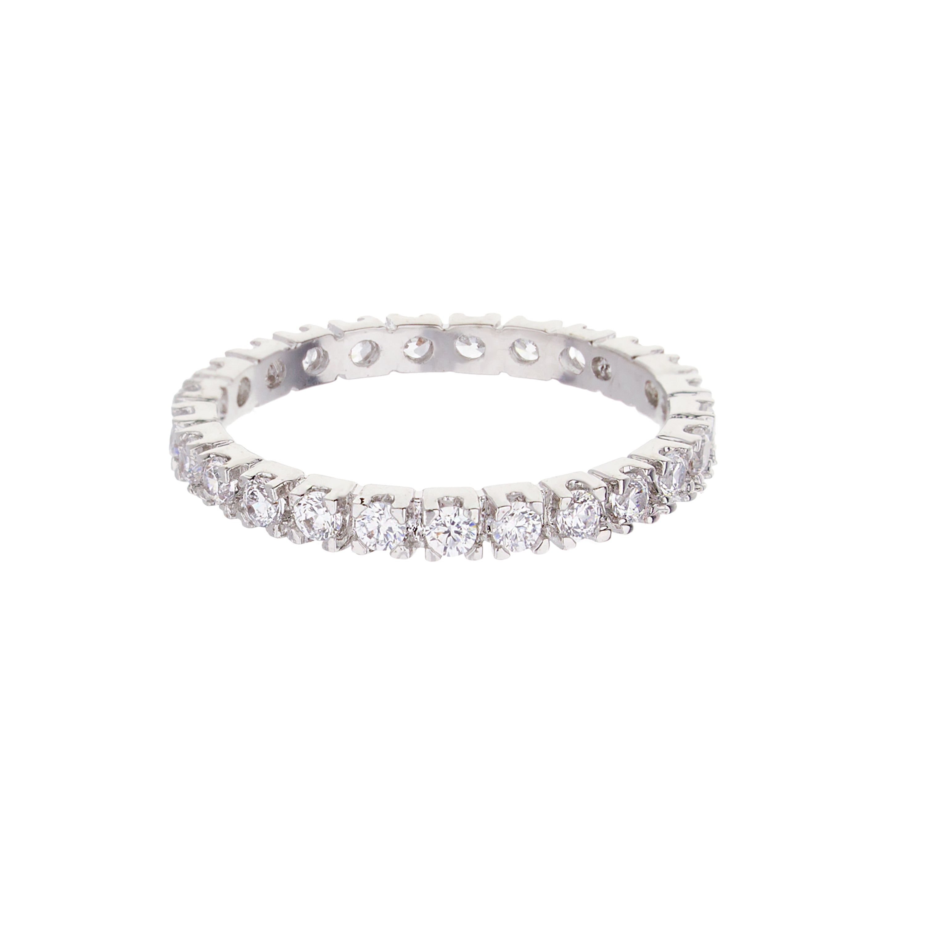 Glamour Pave Eternity Band