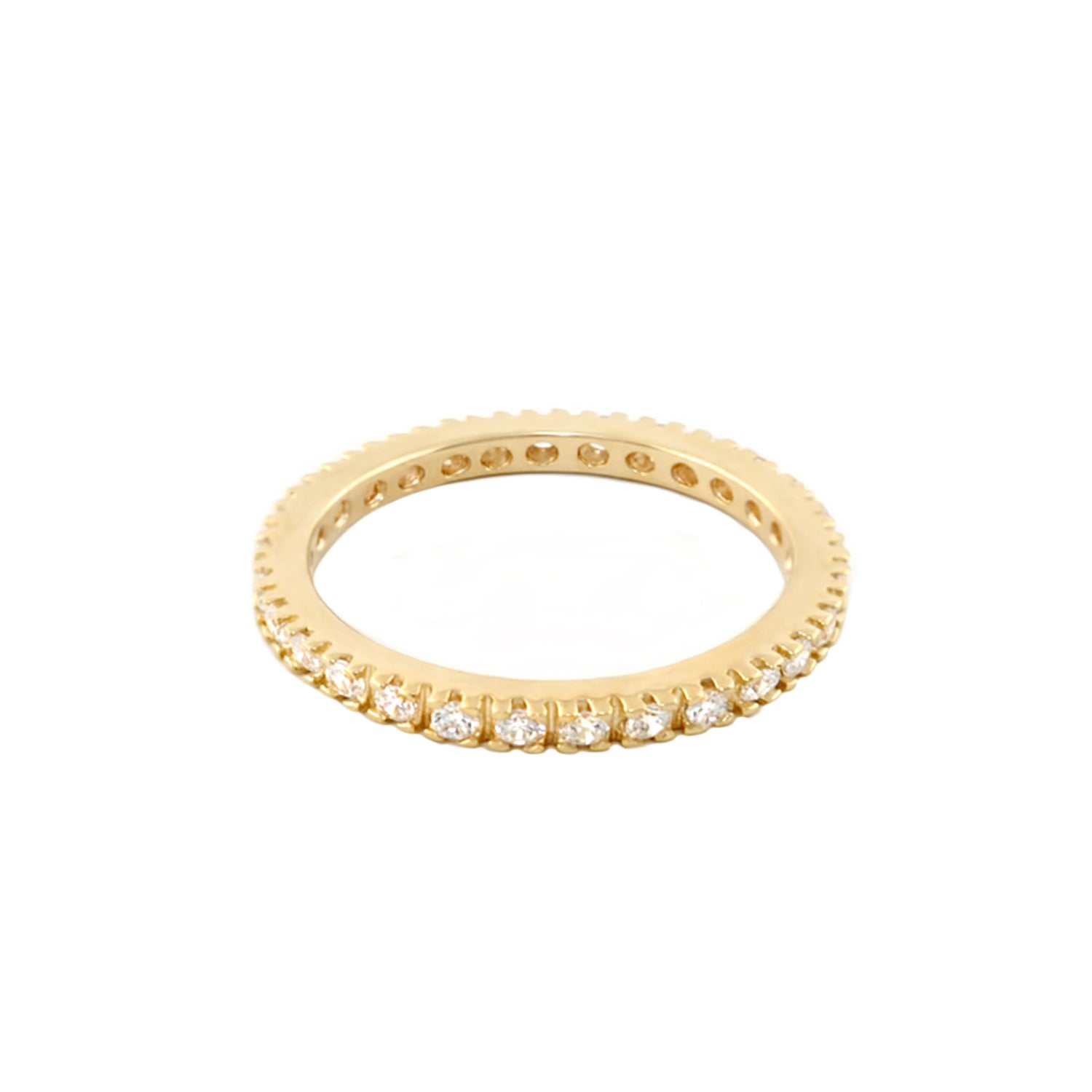 Glamour Pave Eternity Band