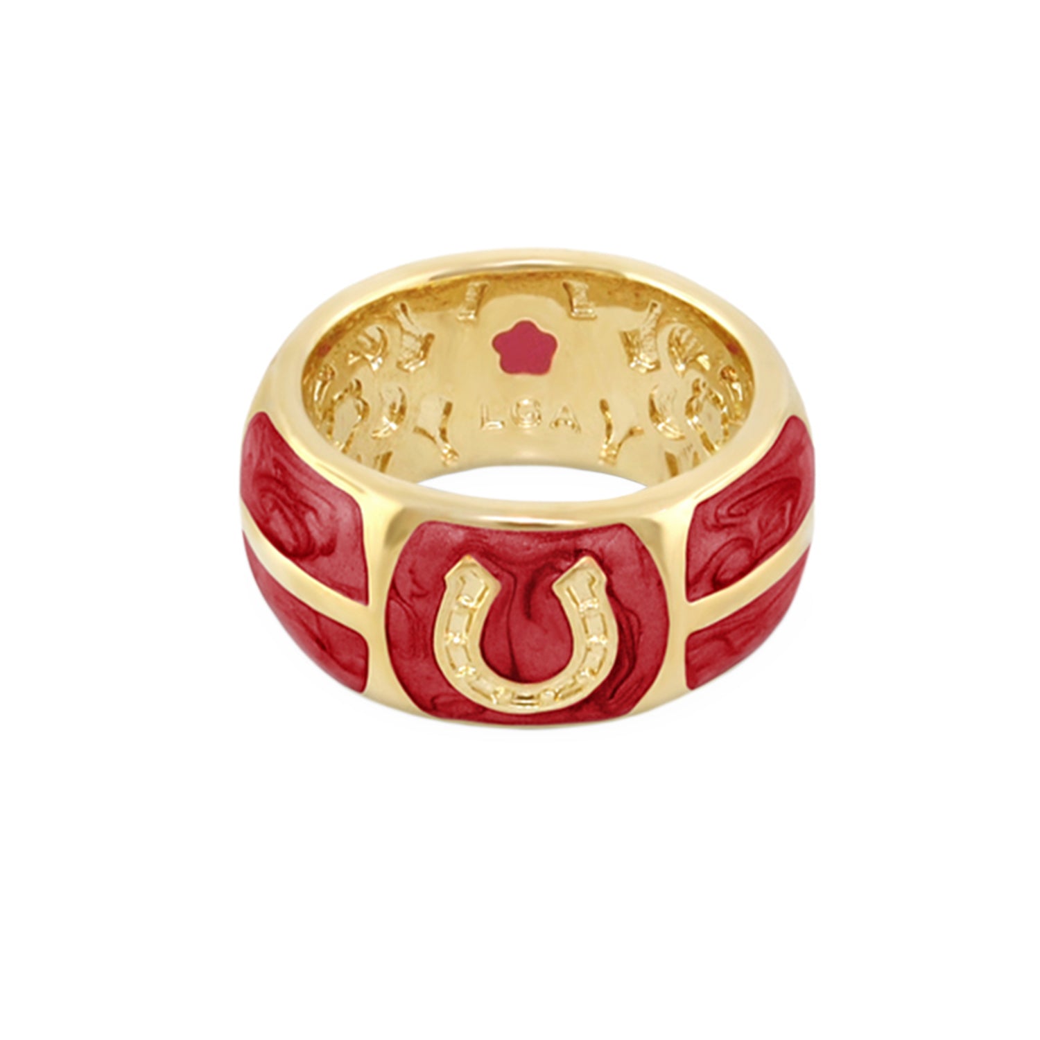 Equestrian Horseshoe Ring