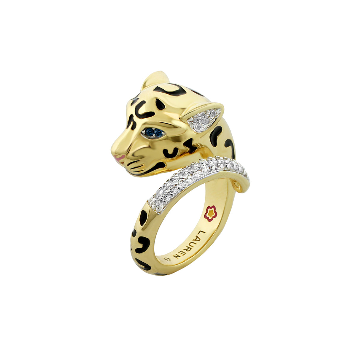 Sweet Leopard Cocktail Ring