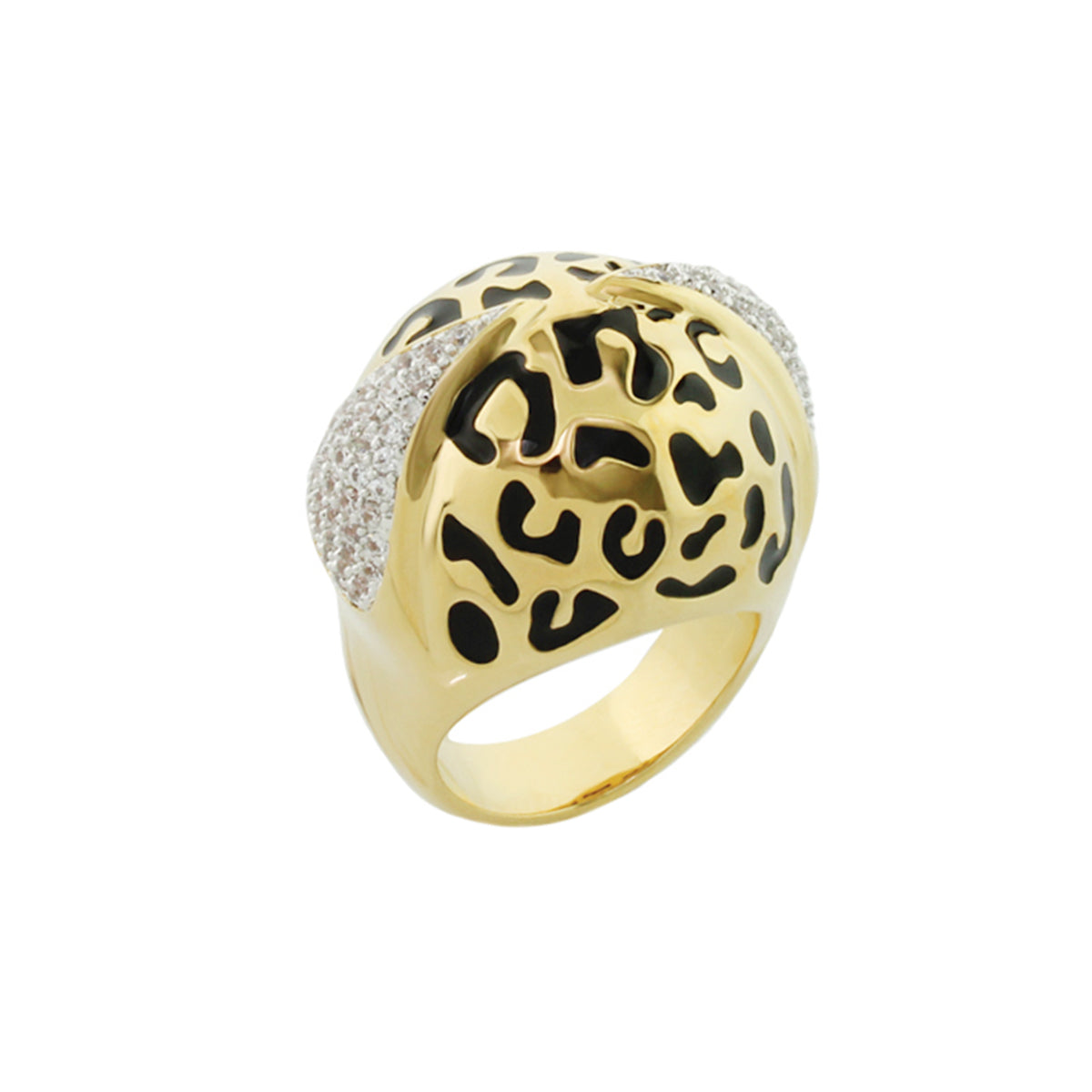 Sweet Leopard Cocktail Ring